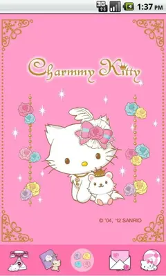 Charmmy Kitty Princess Theme android App screenshot 1